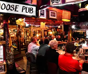Bar full of customers