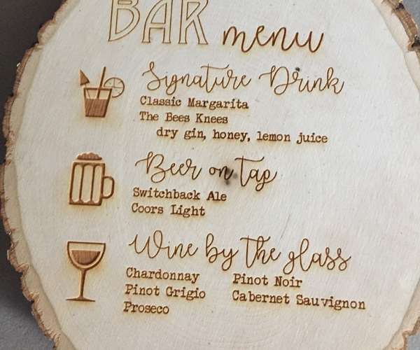 Wedding Drink List